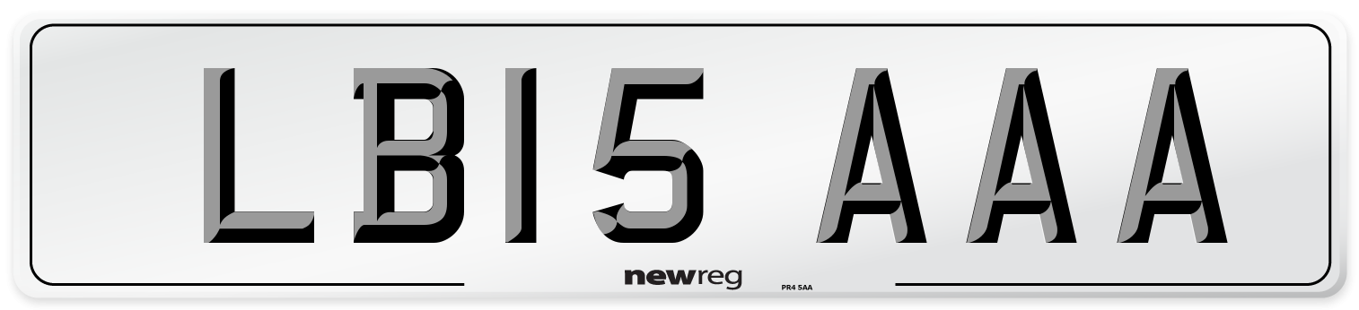 LB15 AAA Number Plate from New Reg